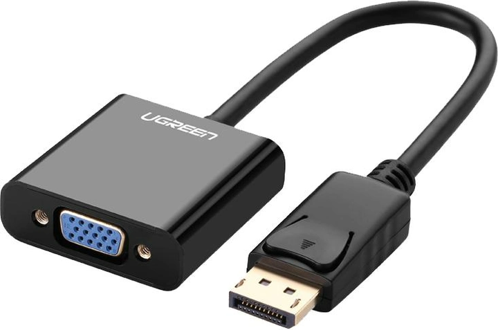 Адаптер Ugreen DP109 DP Male to VGA Female Converter Black (20415)