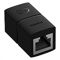 Коннектор Baseus RJ45 AirJoy Series Network RJ45 Cable Connector (1шт/уп.) (black) (B00131100111-01)