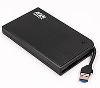 Внешний карман 2,5" SATA HDD/SDD, USB 3.0, черный Agestar 3UB 2A14 (Black) - MegaLavka