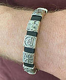 Браслет Залужного Вікінгів Мідгард зі срібла 925 проби, фото 2