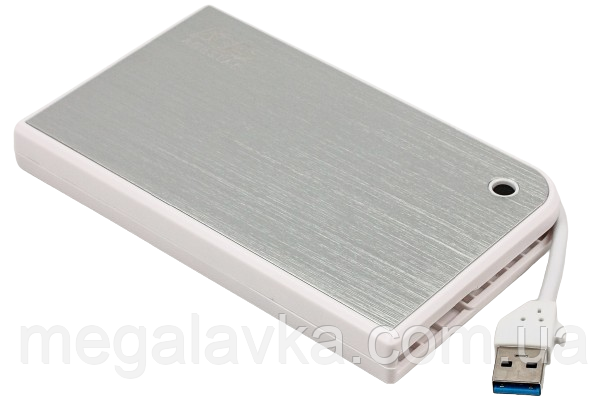 Зовнішня кишеня 2,5" SATA HDD/SDD, USB 3.0, білий Agestar 3UB 2A14 (White) — MegaLavka