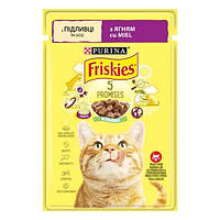 Влажный корм Friskies с ягнёнком,85 г