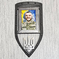 Рамка под фото погибшему солдату, мемориальная рамка защитнику ЗСУ, фоторамка воину, 30х40 и 21х30