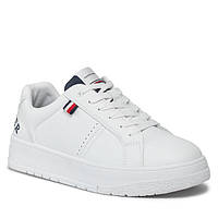 Urbanshop com ua Снікерcи Logo Low Cut Lace-Up Sneaker T3X9-33360-1355 S White/Blue X336 РОЗМІРИ ЗАПИТУЙТЕ