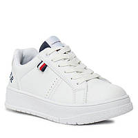 Urbanshop com ua Снікерcи Logo Low Cut Lace-Up Sneaker T3X9-33360-1355 M White/Blue X336 РОЗМІРИ ЗАПИТУЙТЕ