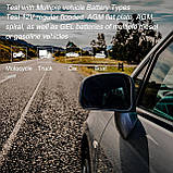 Lancol LC-210 тестор батарей, тестор запуска, тестор зарядки АКБ (LCD, BST, Multi-Language), фото 10