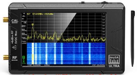 Новий портативний аналізатор спектра Tiny SA з екраном 2,8 дюйма від 100 кГц до 900 МГц