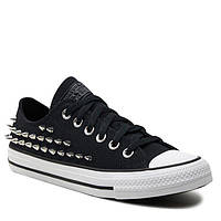 Urbanshop com ua Кеді Chuck Taylor All Star Studded A06454C Black/Silver/White РОЗМІРИ ЗАПІТУЙТЕ