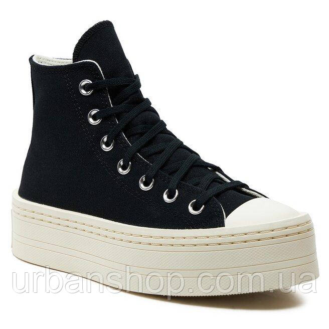 Urbanshop com ua Кеди Chuck Taylor All Star Modern Lift Platform Canvas A06141C Black/Black/Egret РОЗМІРИ