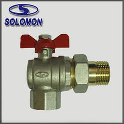 Кран кульовий з американкою PN40 1/2" Solomon (кутовий)