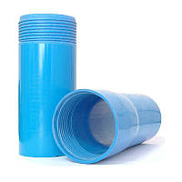 Труба обсадная для скважин 90 * 5 нПВХ синяя пластиковая раструбно резьбовая