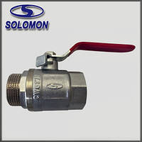 Кран кульовий PN40 1 1/4" ВН Solomon (ручка)