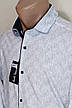 Чоловічі сорочки Paul Smith vd-0060 в прин біла приталена стрейч стильна, ошатна Туреччина з довгим рукавом, фото 7