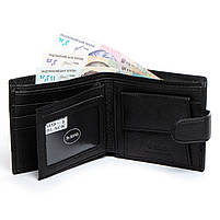 Чоловіче шкіряне портмоне DR. BOND M9-1 black.Купити чоловічі гаманці гуртом і в роздріб в Україні., фото 5