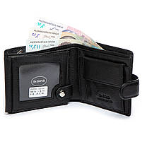 Чоловіче шкіряне портмоне DR. BOND MS-15 black.Купити чоловічі гаманці гуртом і в роздріб в Україні., фото 6