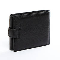 Чоловіче шкіряне портмоне DR. BOND MS-17 black.Купити чоловічі гаманці гуртом і в роздріб в Україні., фото 2