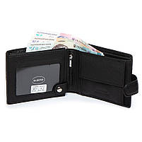 Чоловіче шкіряне портмоне DR. BOND MS-17 black.Купити чоловічі гаманці гуртом і в роздріб в Україні., фото 3
