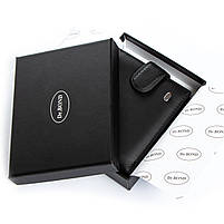 Чоловіче шкіряне портмоне DR. BOND MS-28 black.Купити чоловічі гаманці гуртом і в роздріб в Україні., фото 3