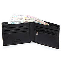 Чоловіче шкіряне портмоне DR. BOND MSM-1 black.Купити чоловічі гаманці гуртом і в роздріб в Україні., фото 2