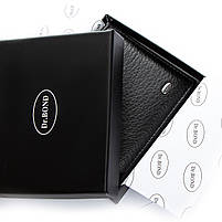 Чоловіче шкіряне портмоне DR. BOND MSM-1 black.Купити чоловічі гаманці гуртом і в роздріб в Україні., фото 3