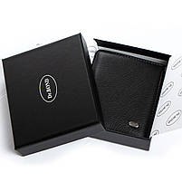 Чоловіче шкіряне портмоне DR. BOND MSM-9 black.Купити чоловічі гаманці гуртом і в роздріб в Україні., фото 5