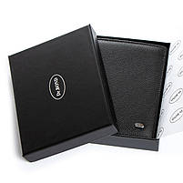 Чоловіче шкіряне портмоне DR. BOND MSM-10 black.Купити чоловічі гаманці гуртом і в роздріб в Україні., фото 3