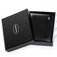 Чоловіче шкіряне портмоне DR. BOND MSM-12 black.Купити чоловічі гаманці гуртом і в роздріб в Україні., фото 3