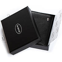 Чоловіче шкіряне портмоне DR. BOND MSM-14 black.Купити чоловічі гаманці гуртом і в роздріб в Україні., фото 4