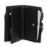 Чоловіче шкіряне портмоне DR. BOND MB-2 black.Купити чоловічі гаманці гуртом і в роздріб в Україні., фото 3