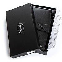 Чоловіче шкіряне портмоне DR. BOND MB-2 black.Купити чоловічі гаманці гуртом і в роздріб в Україні., фото 5