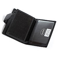 Чоловіче шкіряне портмоне DR. BOND M50 black black.Купити чоловічі гаманці trandbags.com.ua, фото 5