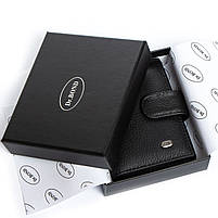 Чоловіче шкіряне портмоне DR. BOND M50 black black.Купити чоловічі гаманці trandbags.com.ua, фото 6