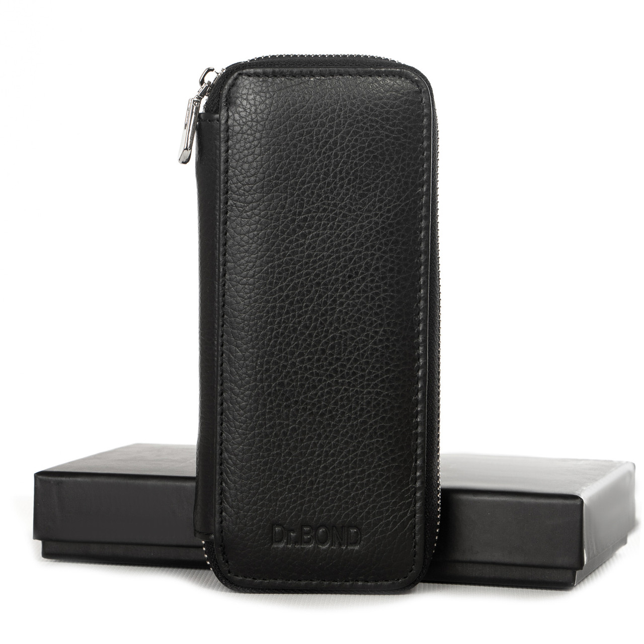Чоловіче шкіряне портмоне DR. BOND M3047 black.Купити чоловічі гаманці гуртом і в роздріб в Україні.