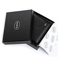 Чоловіче шкіряне портмоне DR. BOND MZS-3 black.Купити чоловічі гаманці гуртом і в роздріб в Україні., фото 4