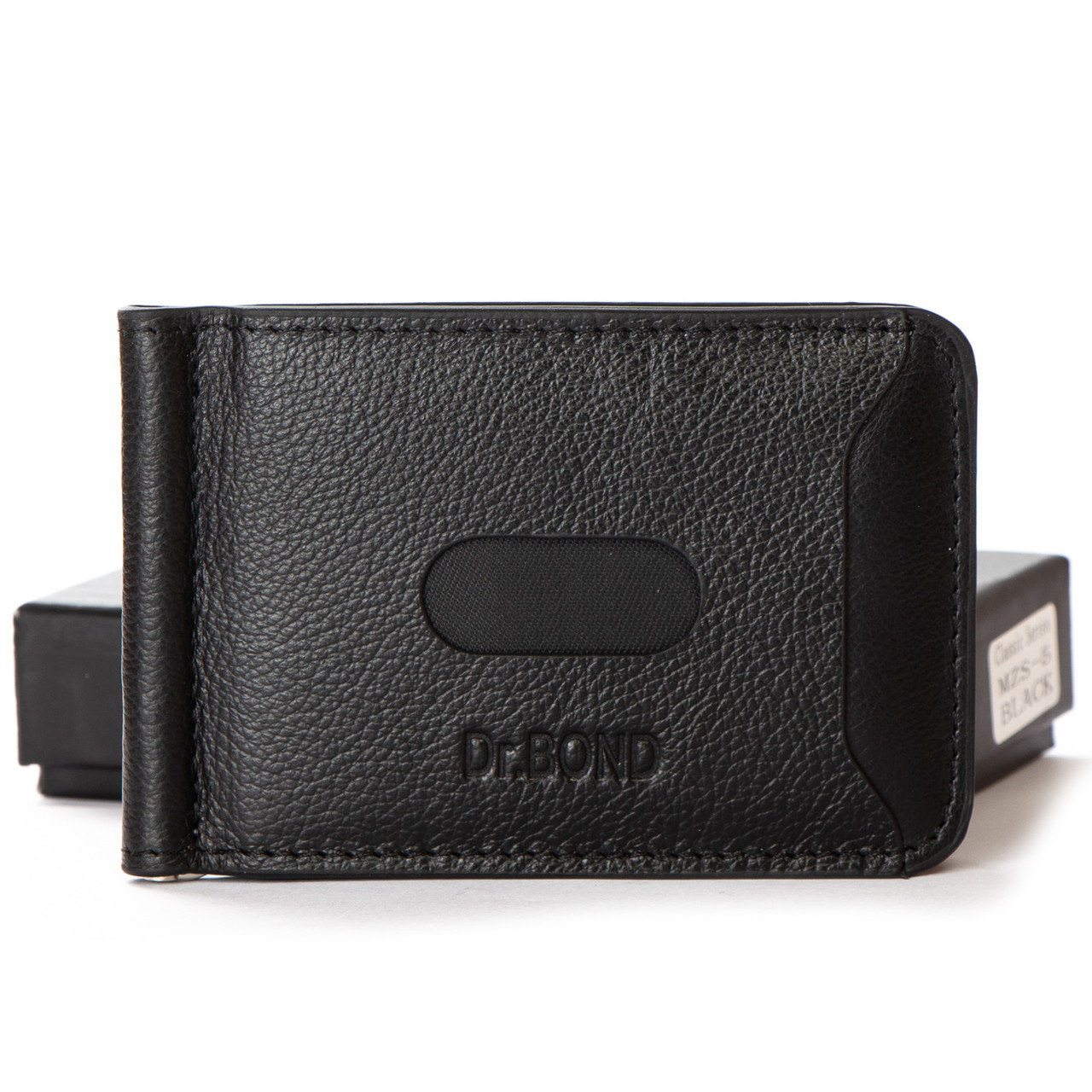 Чоловіче шкіряне портмоне DR. BOND MZS-5 black.Купити чоловічі гаманці гуртом і в роздріб в Україні., фото 1