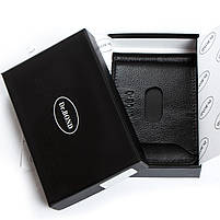 Чоловіче шкіряне портмоне DR. BOND MZS-5 black.Купити чоловічі гаманці гуртом і в роздріб в Україні., фото 5