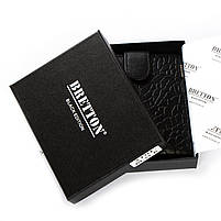 Чоловіче шкіряне портмоне BRETTON 210L black.Купити чоловічі гаманці гуртом і в роздріб в Україні., фото 8