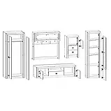 Вітальня Петіо МДФ (Гербор/Gerbor) 3100х520х2000 мм, фото 3