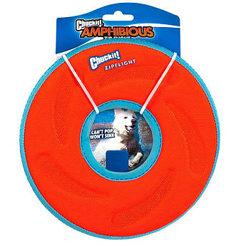 Іграшка літаючий диск для собак середніх порід CHUCKIT! ZIPFLIGHT M