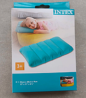 Надувная подушка intex 68672 голубая