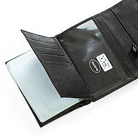 Чоловіче шкіряне портмоне DR. BOND M1 black.Купити чоловічі гаманці гуртом і в роздріб в Україні., фото 5