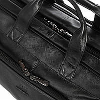 Сумка Чоловіча Дорожній шкіра BRETTON 7830-2 black.Музькі сумки-планшети гуртом і в роздріб в Україні., фото 3