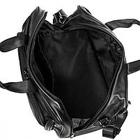 Сумка Чоловіча Дорожній шкіра BRETTON 7830-2 black.Музькі сумки-планшети гуртом і в роздріб в Україні., фото 7