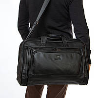 Сумка Чоловіча Дорожній шкіра BRETTON 7830-2 black.Музькі сумки-планшети гуртом і в роздріб в Україні., фото 8