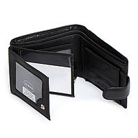 Чоловіче шкіряне портмоне DR. BOND M2 black.Купити чоловічі гаманці гуртом і в роздріб в Україні., фото 6
