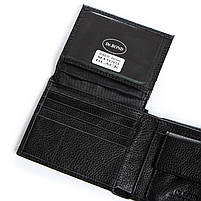 Чоловіче шкіряне портмоне DR. BOND M1953 black.Купити чоловічі гаманці гуртом і в роздріб в Україні., фото 4