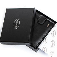 Чоловіче шкіряне портмоне DR. BOND M1953 black.Купити чоловічі гаманці гуртом і в роздріб в Україні., фото 5