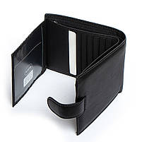 Чоловіче шкіряне портмоне DR. BOND M2213 black.Купити чоловічі гаманці гуртом і в роздріб в Україні., фото 5