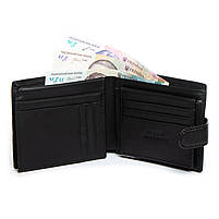 Чоловіче шкіряне портмоне DR. BOND M2215 black.Купити чоловічі гаманці гуртом і в роздріб в Україні., фото 4