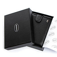 Чоловіче шкіряне портмоне DR. BOND M2215 black.Купити чоловічі гаманці гуртом і в роздріб в Україні., фото 2